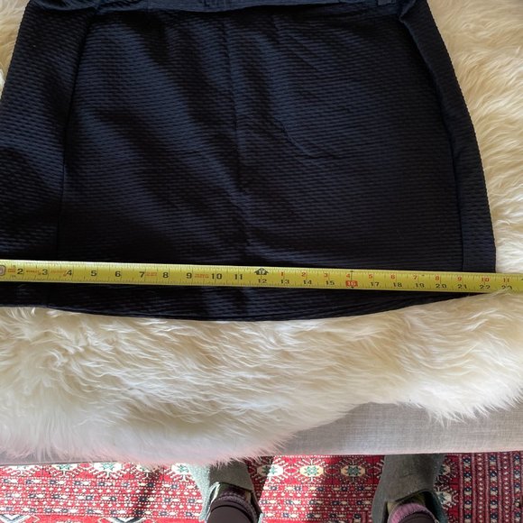 Black Textured Golf Skort (Tail Golf)  - M - Picture 6 of 8